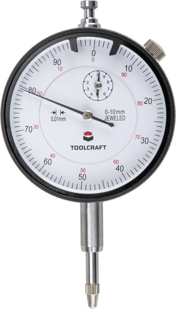 TOOLCRAFT TO-6443499 Messuhr (Ø) 58mm 10mm Ablesung: 0.01mm