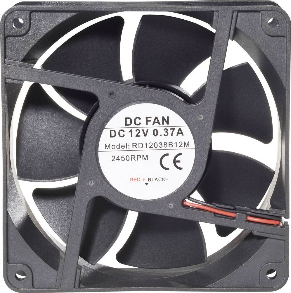 TRU Components RD12038B24L Axialfan IP58 24 V/DC 142 m³/h (L x B x H)