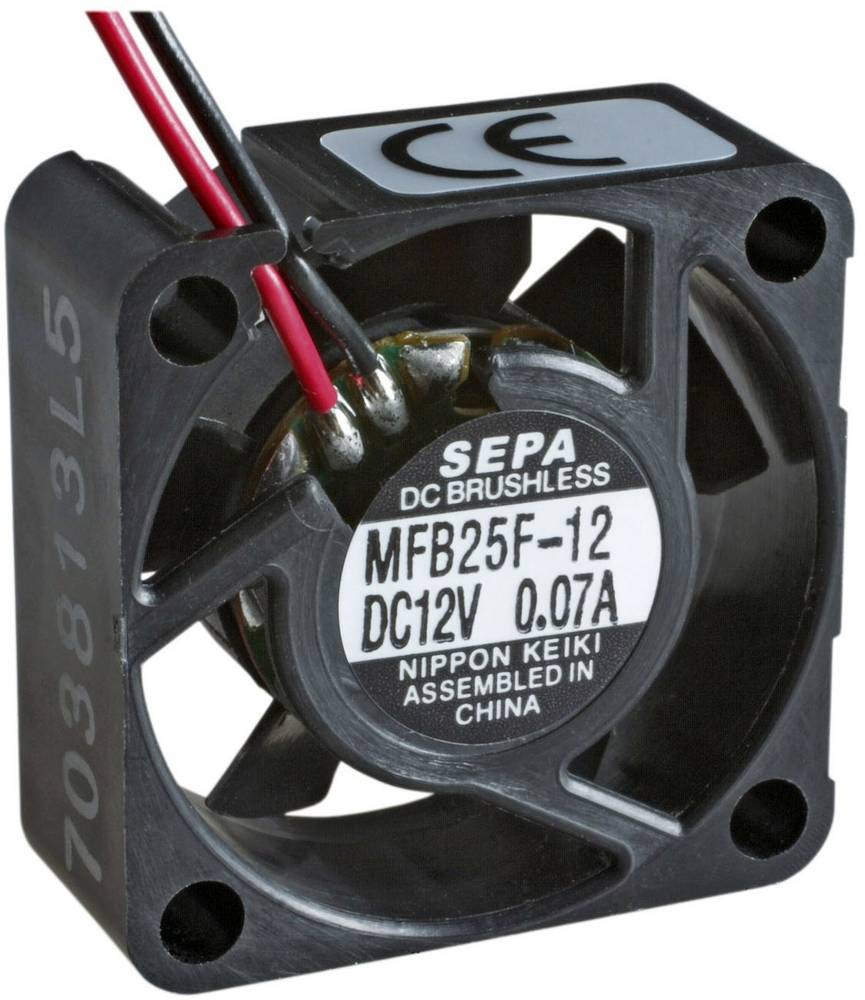 SEPA MFB25F12 Axialfan 12 V/DC 4.2 m³/h (L x B x H) 25 x 25 x 10mm