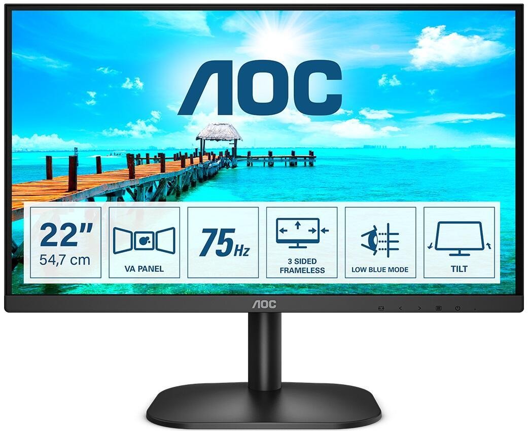 AOC B2 22B2H/EU computer monitor 54.6 cm (21.5") 1920 x 1080 pixels