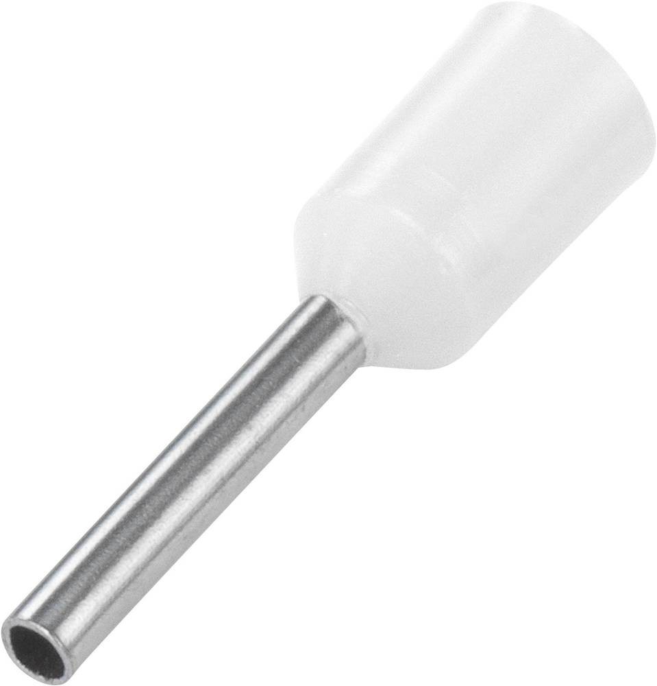TE Connectivity 966067-3 Aderendhülse 0.5mm² Teilisoliert white