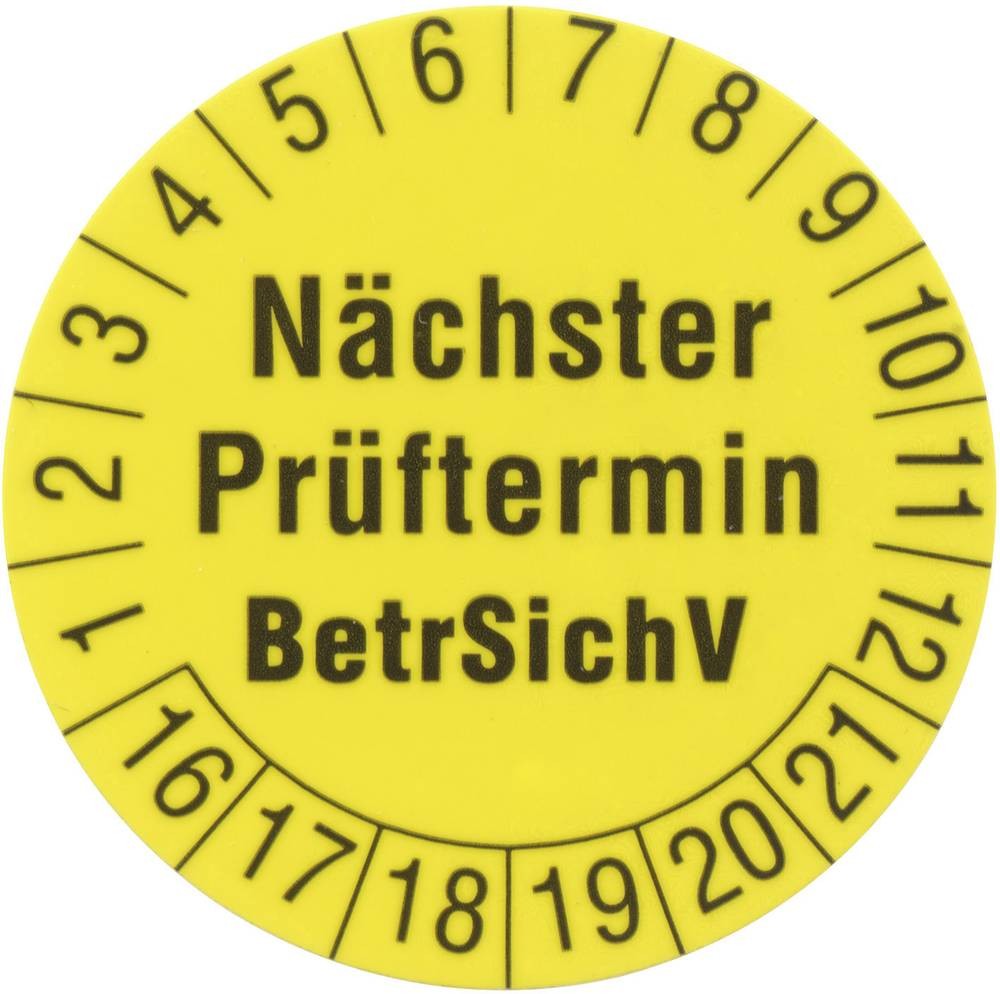 Beha Amprobe 2145956 1238D Prüfetiketten 1 St.