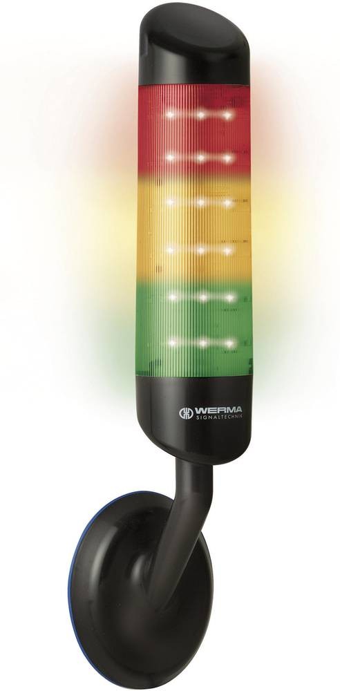 Werma CleanSIGN alarm light indicator 24 V Green, Red, Yellow - Werma