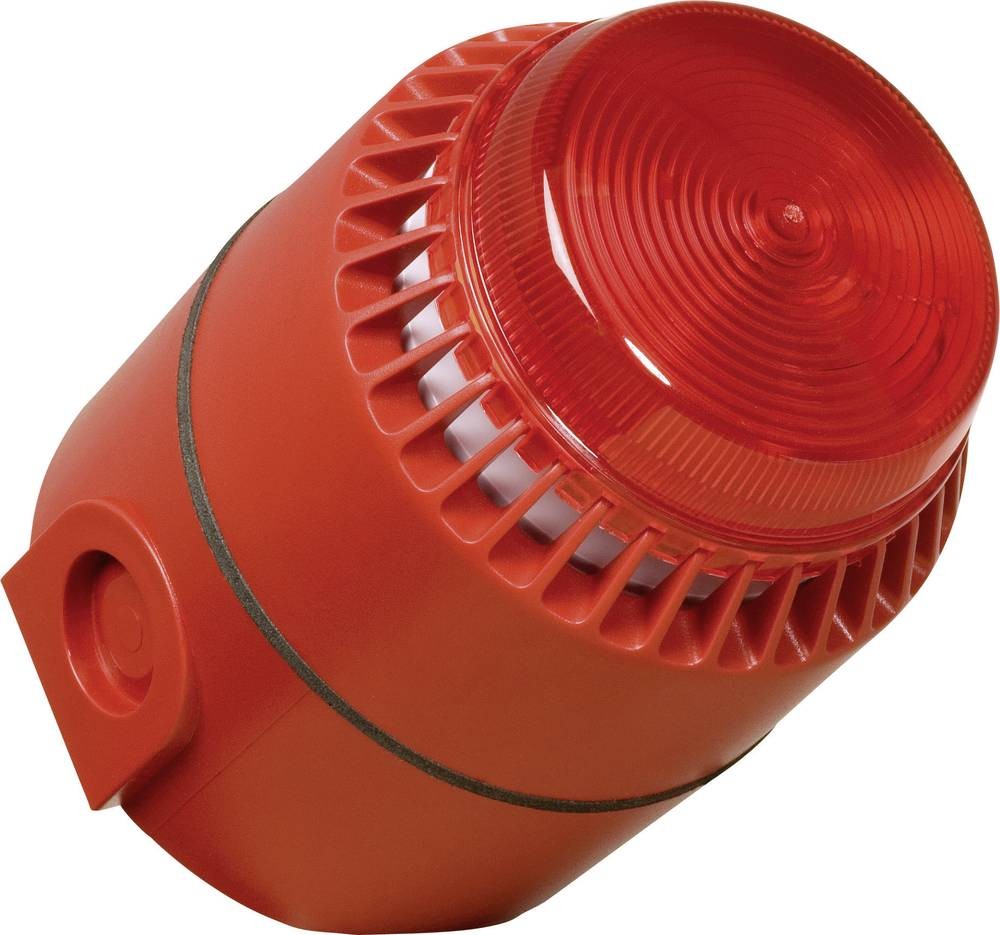 ComPro Kombi-Signalgeber Flashni Rot Blitzlicht, Dauerton 24 V/DC 110