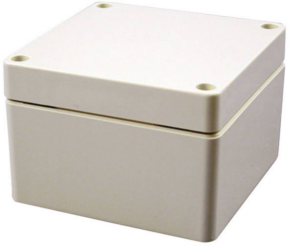 Hammond 1554 Series Grey ABS Enclosure, IP66, Grey Lid, 160 x 160 x