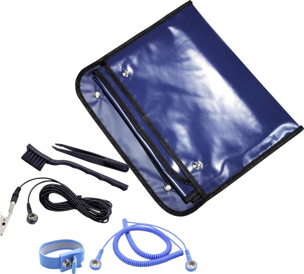 Quadrios ESD-Service-Set dark blue (L x B) 600mm x 600mm