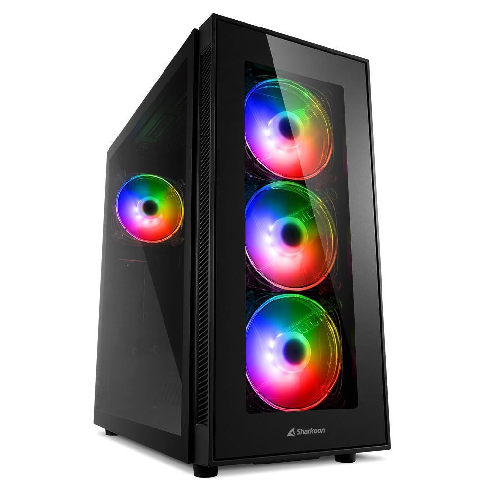 Sharkoon TG5 Pro RGB Midi Tower Black - Sharkoon TG5 Pro RGB, Midi