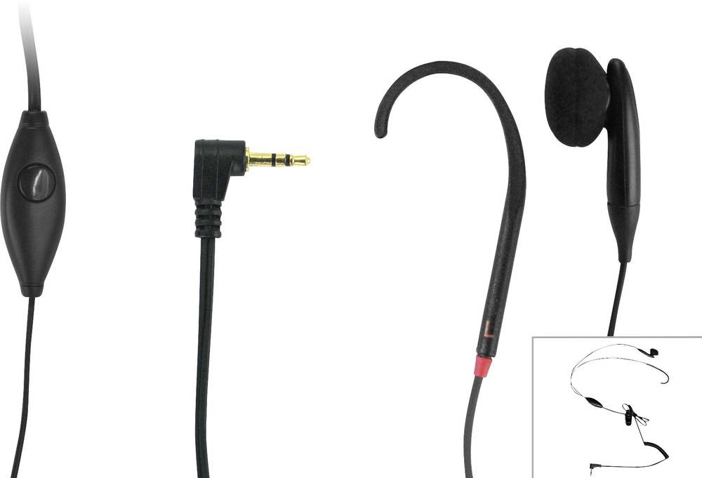 Geemarc Telecom CL Hook 5 Headset Wired Ear-hook Black - Geemarc