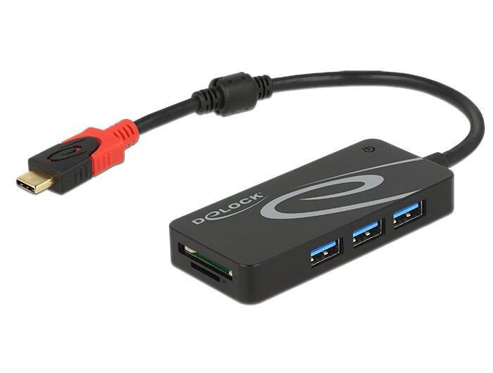 DeLOCK HUB USB 3.0 USB Type-C > 3 Port extern USB 3.2 Gen 1 (3.1 Gen