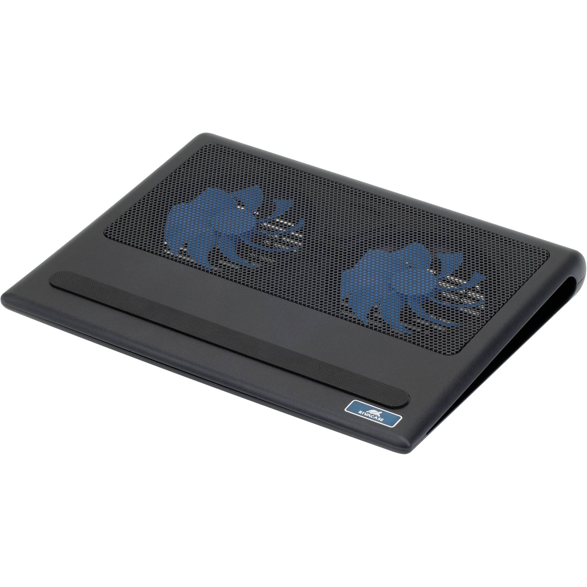 Rivacase 5557 laptop cooling pad 43.9 cm (17.3") 1100 RPM Black -