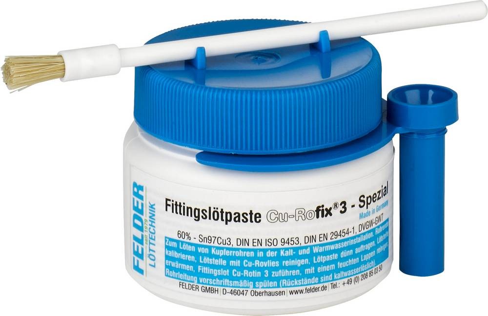 Felder \ Cu-Rofix 3-Spezial\ Fittingslötpaste Inhalt 250g