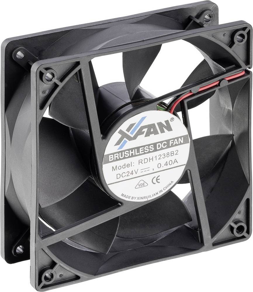 X-Fan RDH1238S Axialfan 24 V/DC 217.8 m³/h (L x B x H) 120 x 120 x