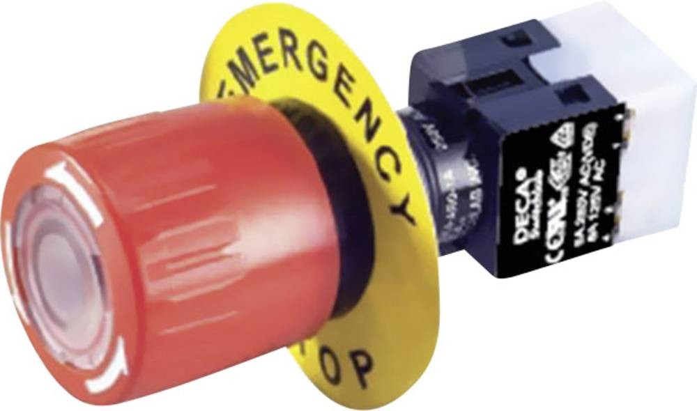 DECA ADA16E6-R11-A1KR Not-Aus-Schalter 250 V/AC 5A 2 Öffner, 2