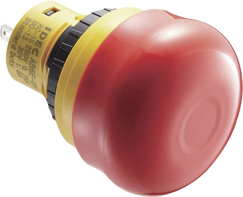 IDEC Push Button Switch, Latching, Panel Mount, 16.2mm Cutout, SPDT,