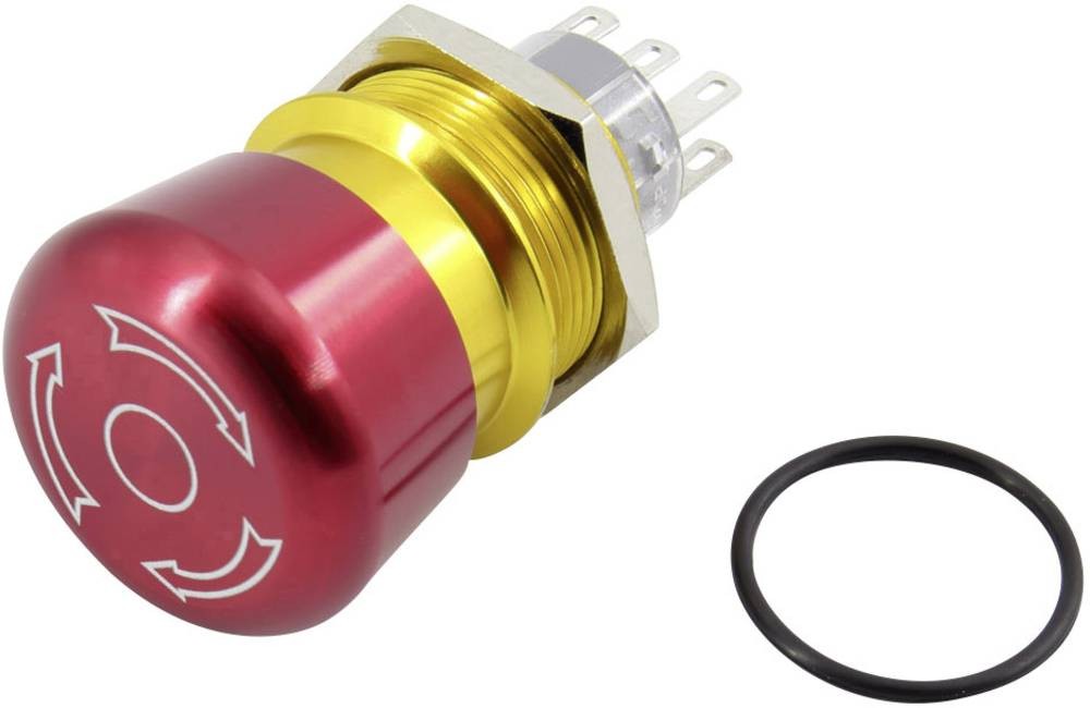 TRU COMPONENTS TC-GQ22-A-22TSB203 Not-Aus-Schalter 250V 5A 2 Wechsler
