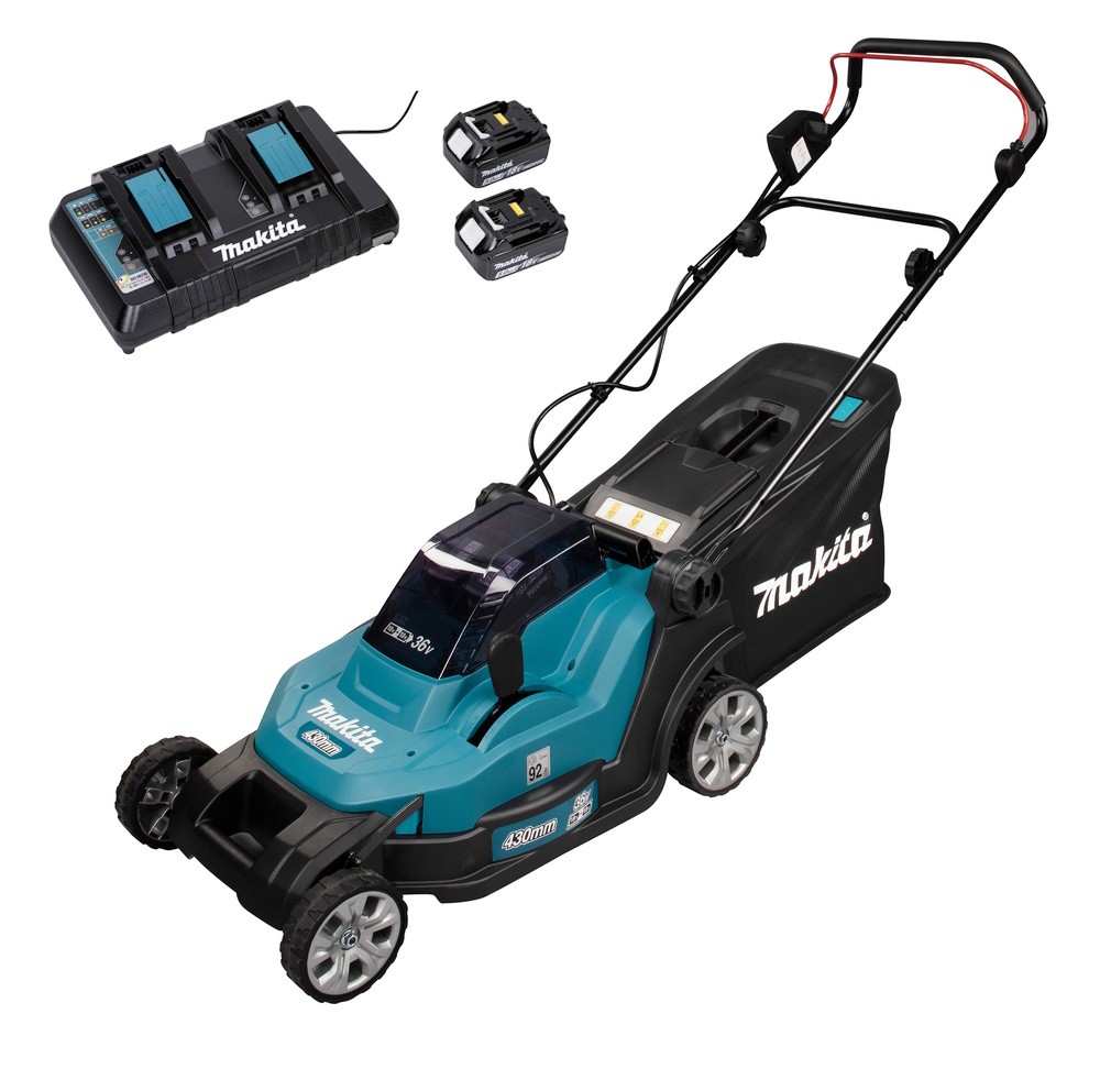 Makita DLM432PT2 cortadora de césped Cortacésped manual Batería