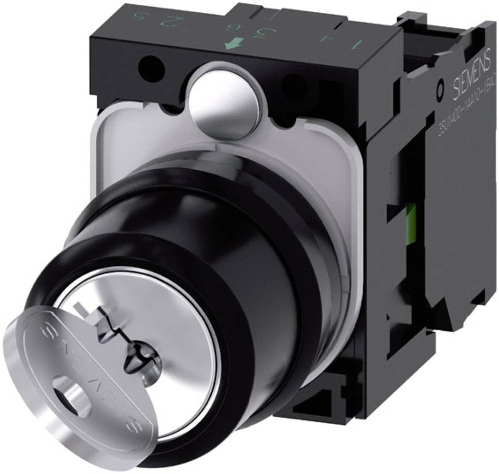 Siemens 3SU11004BF111BA0 3SU1100-4BF11-1BA0 Schlüsselschalter