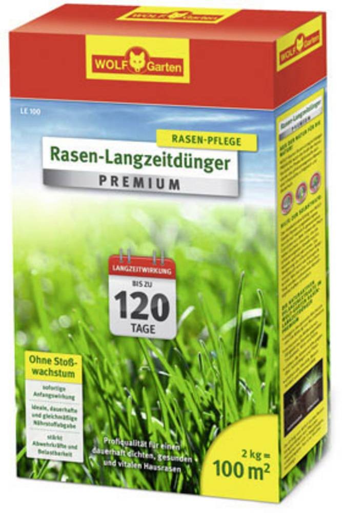 WOLF-Garten LE 100 LONG-TERM LAWN FERTILISER - WOLF-Garten LE 100