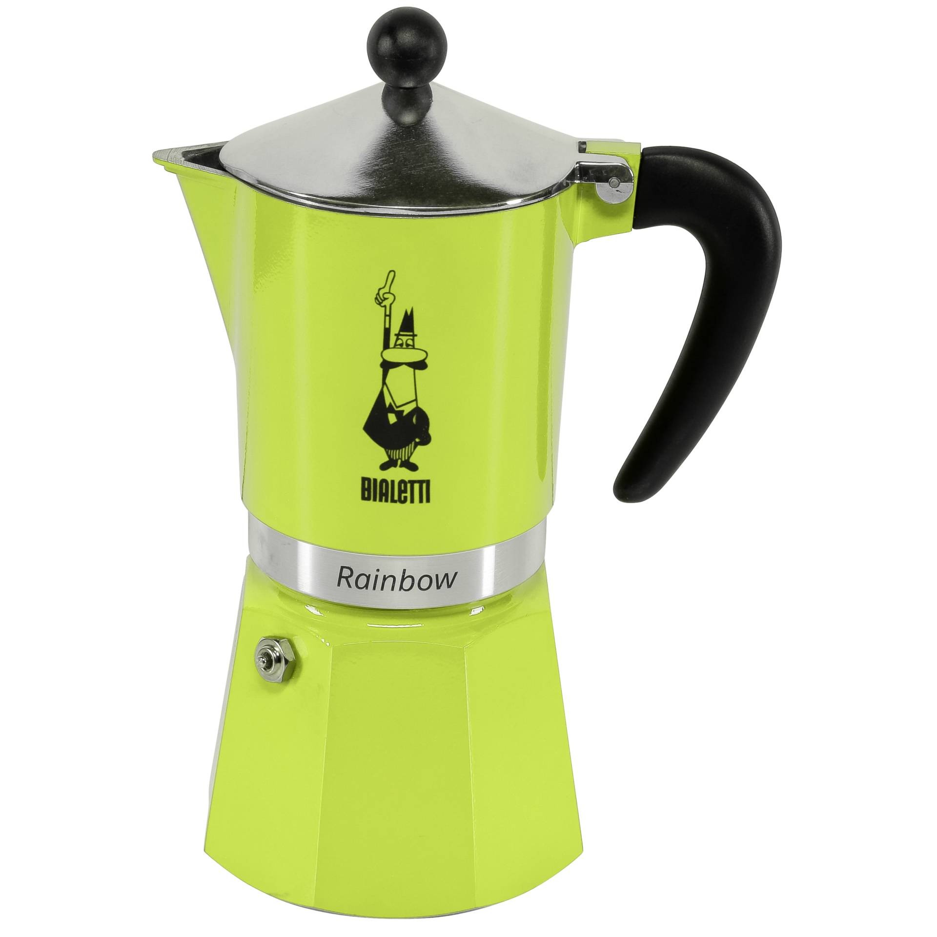 Bialetti 0004973 Rainbow 0.27L - 6 cups - aluminium, thermoplastic -