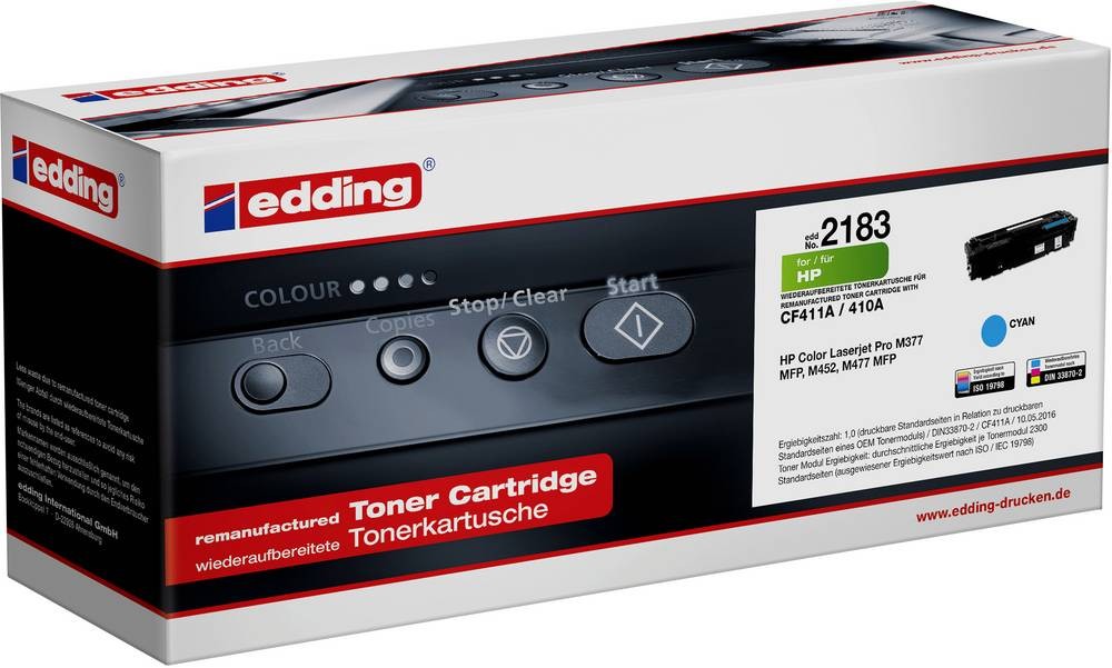 Edding EDD-2183 cartucho de tóner 1 pieza(s) Compatible Cian -