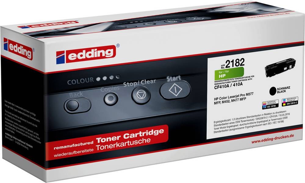 Edding EDD-2182 toner cartridge 1 pc(s) Compatible Black - Edding EDD-