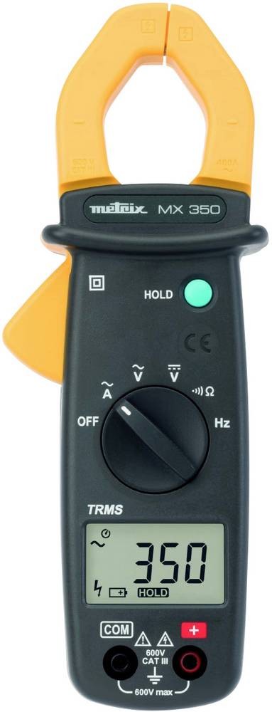 Metrix MX 350 Stromzange digital CAT III 600V Anzeige (Counts): 6000