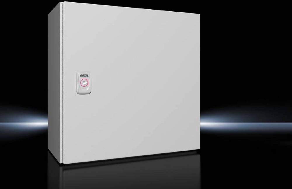 Rittal AX 1380.000 Schaltschrank 380 x 380 x 210 Stahlblech light