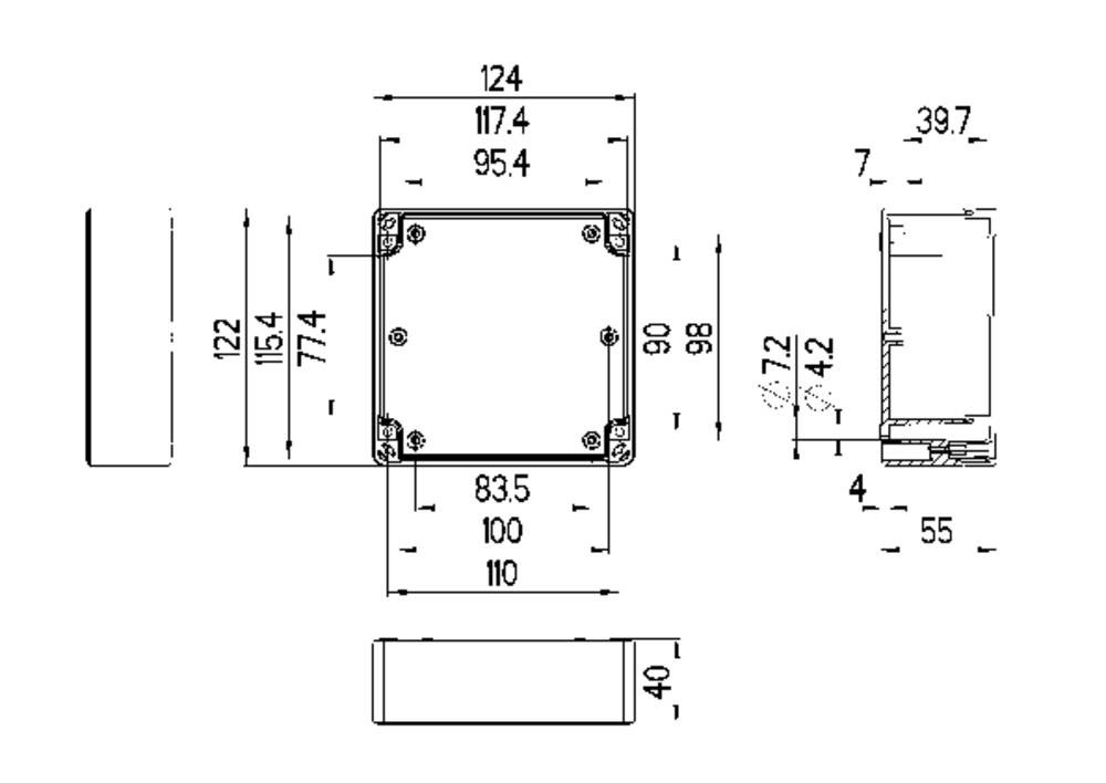Spelsberg TG PC 1212-6-to Installations-box 124 x 122 x 55