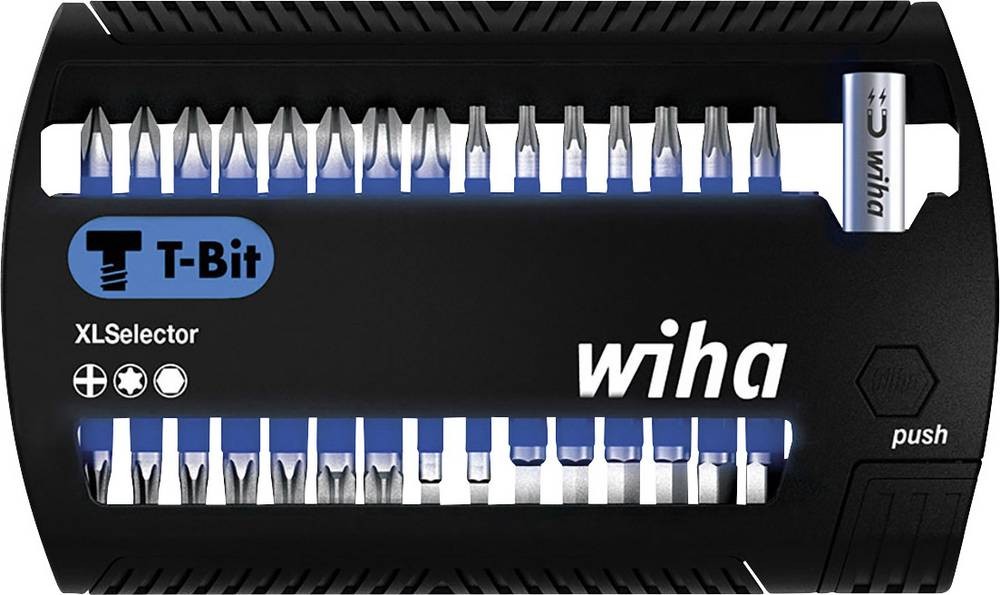 Wiha 41830 Bit-Set 31teilig Kreuzschlitz Phillips, Innen-Sechskant,