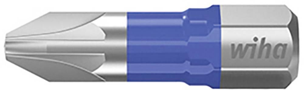 Wiha 41601 Kreuzschlitz-Bit PZ 1 Molybdän-Vanadium-Stahl gehärtet