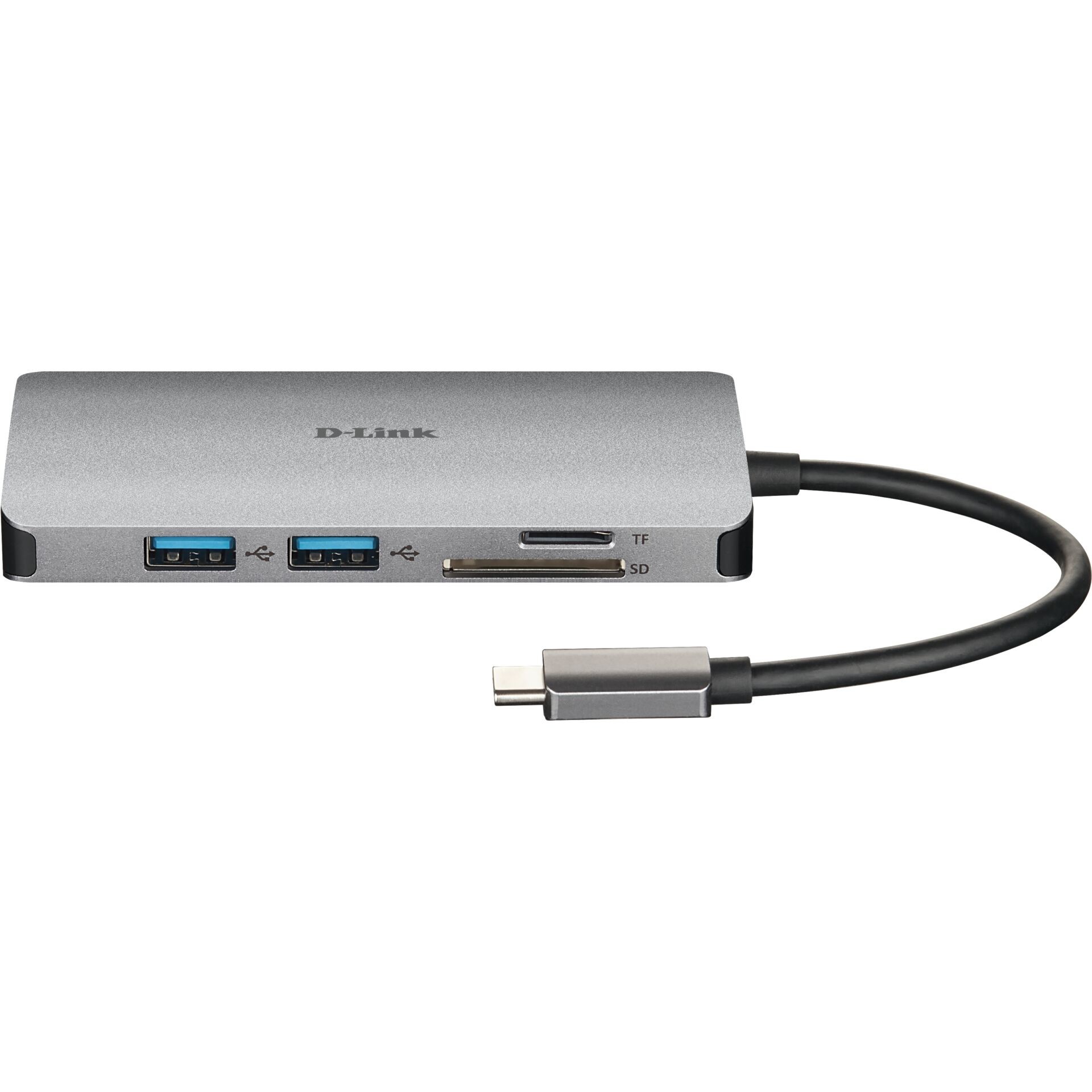 D-Link 8-in-1 USB-C Hub with HDMI/Ethernet/Card Reader/Power Delivery