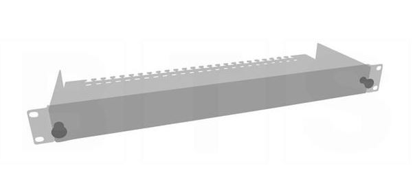 LWL 19" Breakoutbox avec 6x LC Duplex Kupplungen OM4, gris