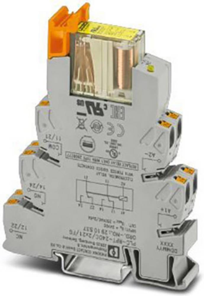 Phoenix Contact PLC-RPT- 24DC/2X21/FG Relaisbaustein 24 V/DC 2