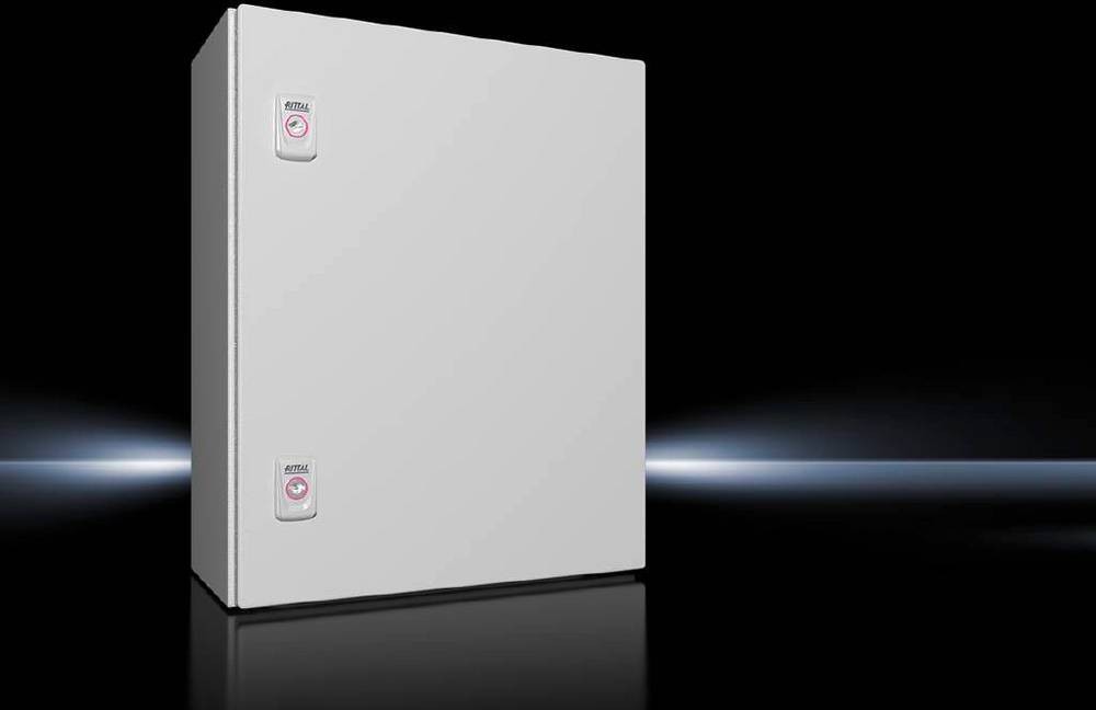 Rittal AX 1045.000 Schaltschrank 400 x 500 x 210 Stahlblech light