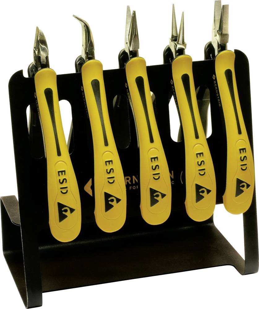 Bernstein Tools for Electronics 3-650-V ESD Zangen-Set 5teilig