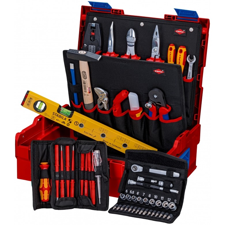 Knipex L-Boxx 00 21 19 LB E VDE Werkzeugmaleta bestückt 65teilig (L