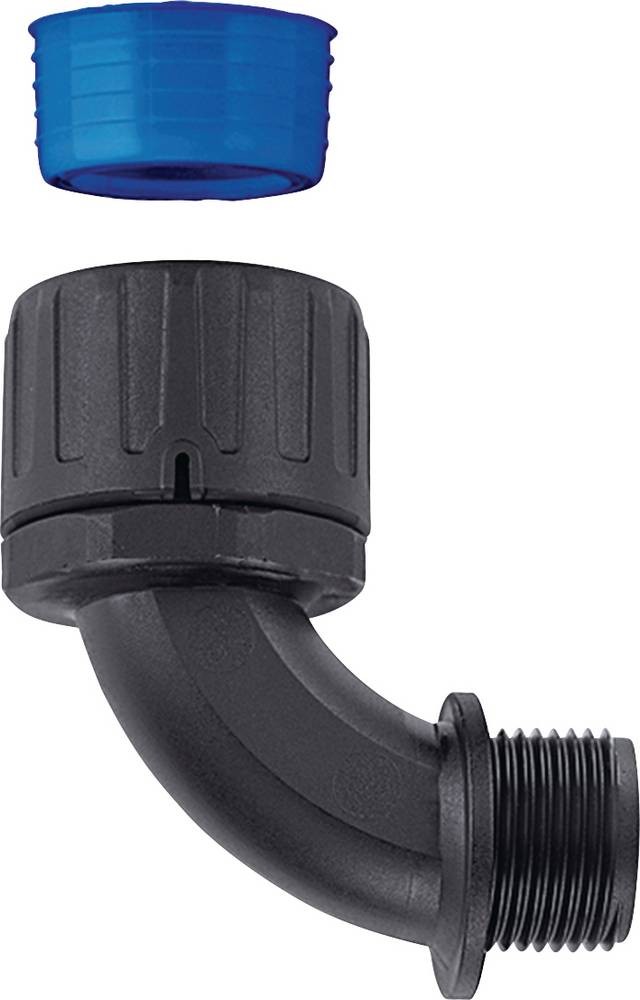 HellermannTyton 166-22808 HGL13-90-PG9-PA66/TPE-BK