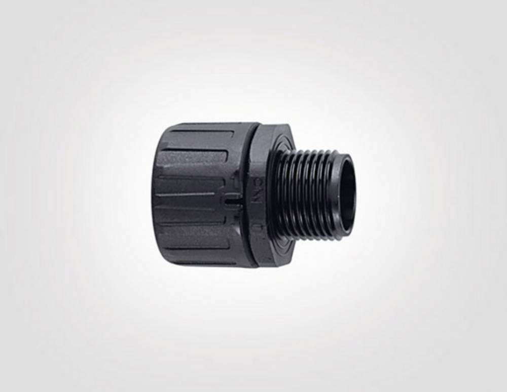 brightermannTyton 166-21026 HG25-S-M25-PA66-BK Schlauchverschraubung