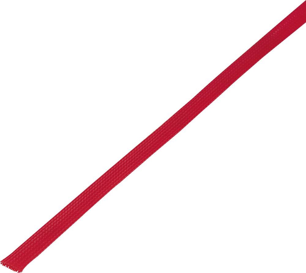 TRU Components 1572525 CBBOX0814-RD Geflechtschlauch Rot PET 8 bis