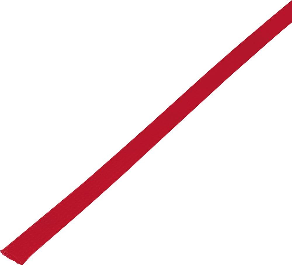 TRU COMPONENTS 1572528 CBBOX1527-RD Geflechtschlauch Rot PET 15 up to