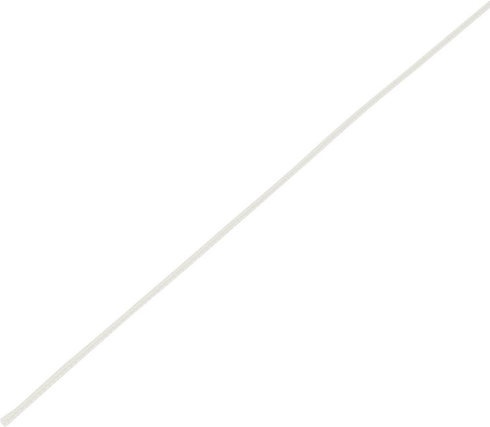 TRU Components 1572560 CBBOX0307-WT Geflechtschlauch blanc PET 3