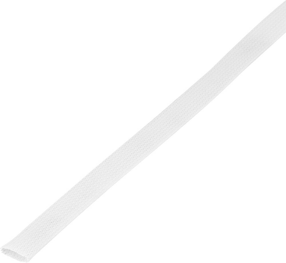 TRU Components 1572566 CBBOX2028-WT Geflechtschlauch white PET 20 up
