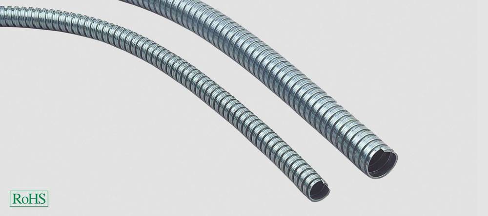 HELU 94880 SPR-AS Metallschutzschlauch Silber 8.00mm 10m