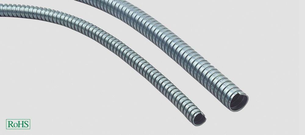 HELU 97023 SPR-AS Metallschutzschlauch silver 8.00mm 50m