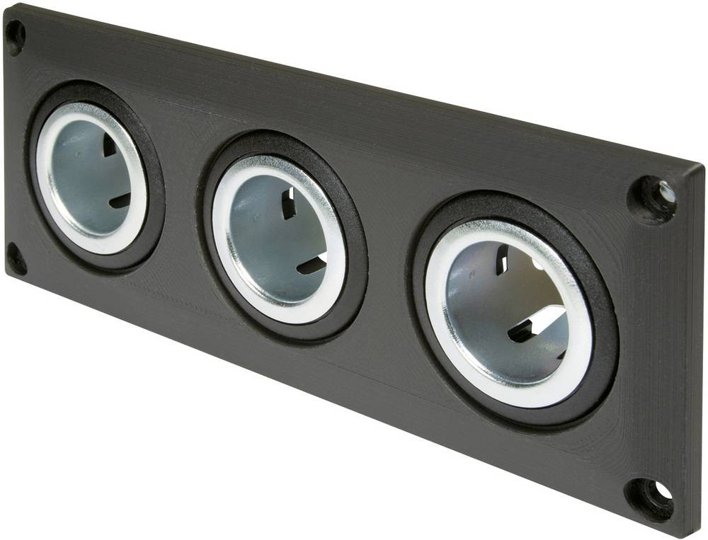 ProCar Einbausteckdose with 3 Powersteckdosen Belastbarkeit Strom max.