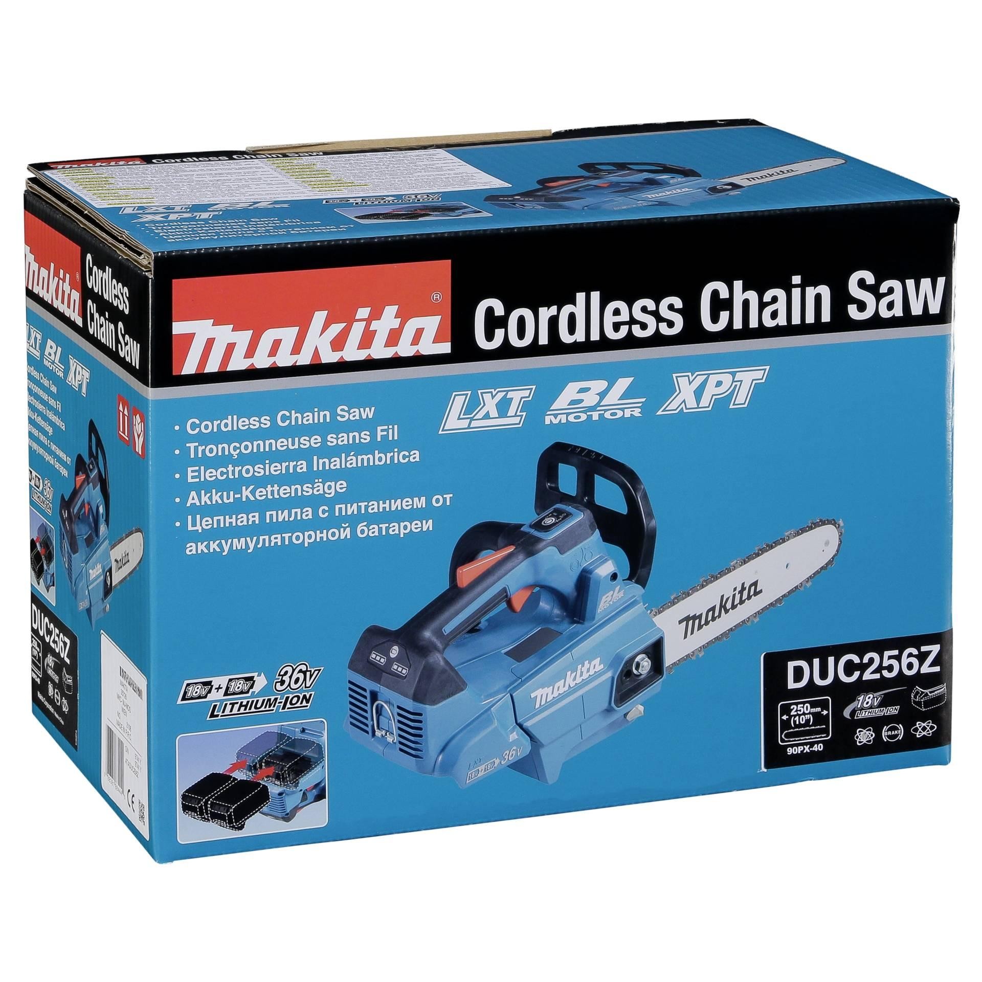 Makita DUC256Z chainsaw Black, Blue - Makita DUC256Z, 25 cm,