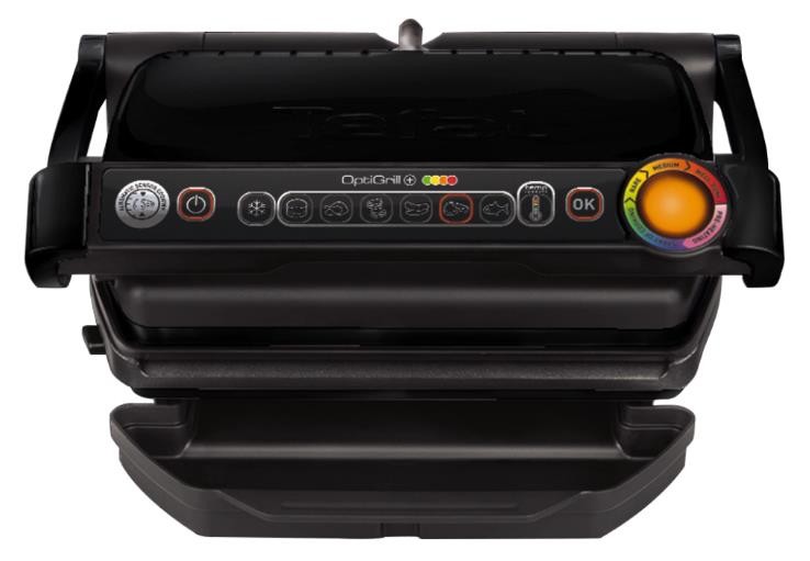 Tefal GC7128 OptiGrill+ Schwarz Elektro, Tisch Kontaktgrill
