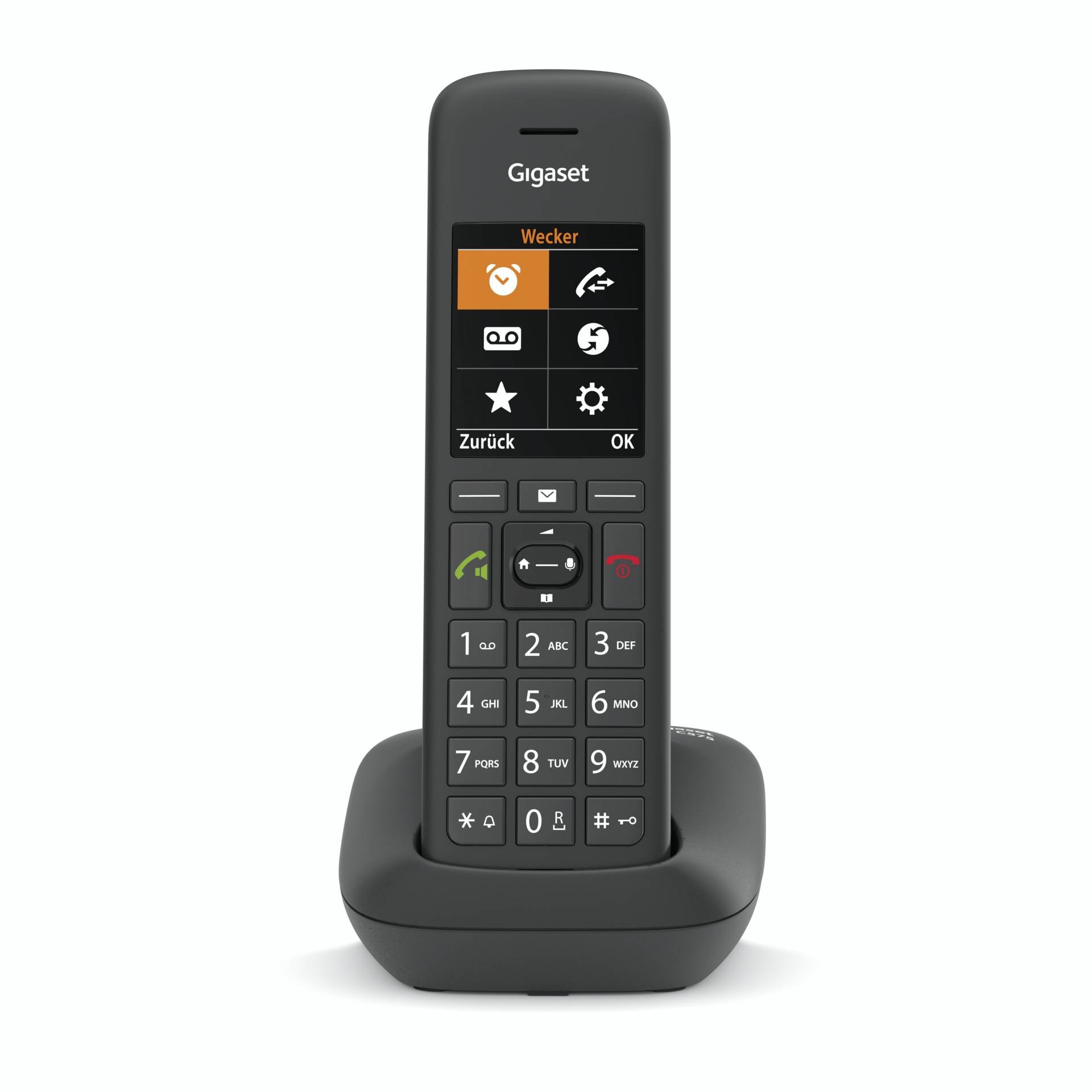 Gigaset C575 Telefono analogico/DECT Identificatore di chiamata Nero -