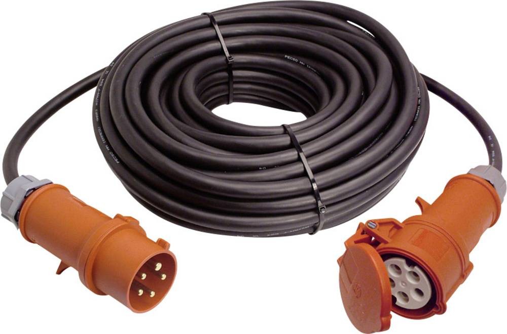 AS Schwabe 61027 Strom extension cable 32 A black 10.00 m H07RN-F 5G
