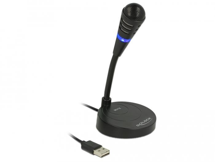 DeLOCK 65868 microphone Black PC microphone - DeLOCK 65868, PC